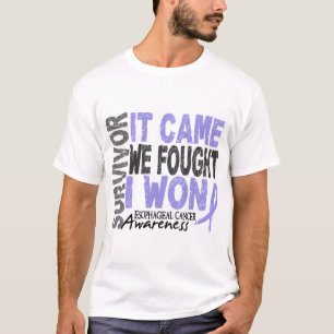 Camiseta O sobrevivente de câncer que esofágico veio nós