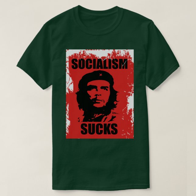 Camiseta O socialismo é uma porcaria (Frente do Design)