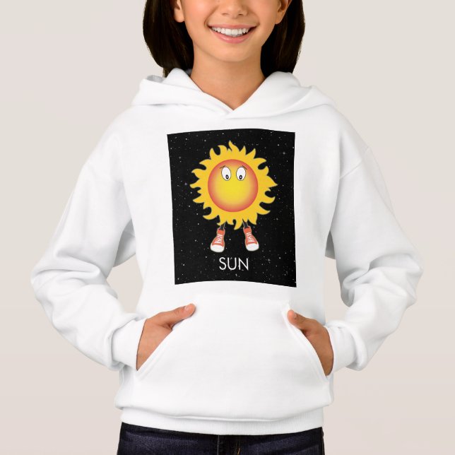 Camiseta O Sol e as Estrelas no Espaço (Frente)