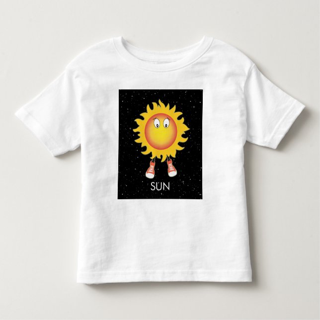 Camiseta O Sol e as Estrelas no Espaço (Frente)