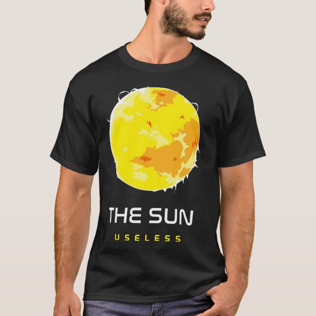 Camiseta O Sol - Inútil. Espaço (Frente)