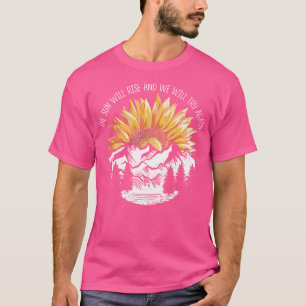Camiseta O Sol Irá Soerguer E Tentaremos De Novo Acampar-Te