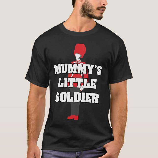 Camiseta O soldado pequeno da mamã (Frente)