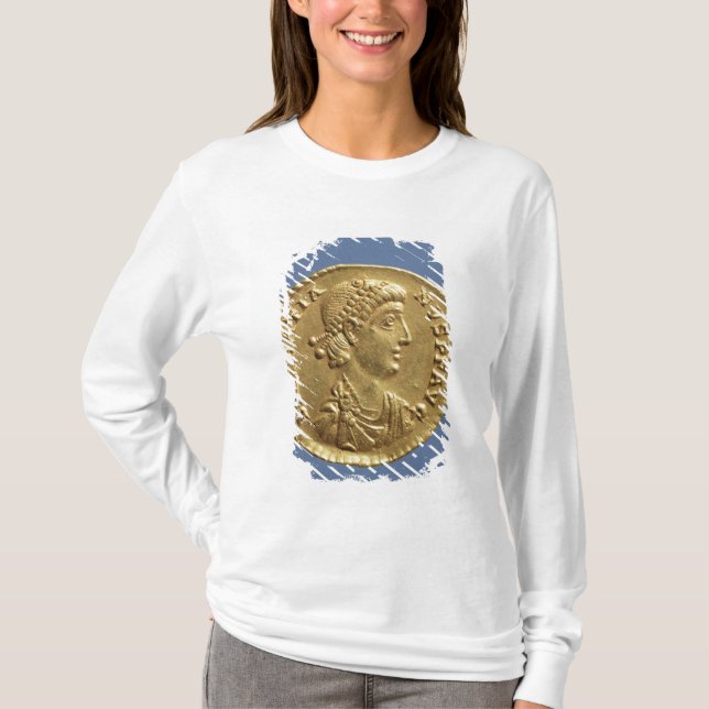 Camiseta O Solidus de Gratian drapejou (Frente)
