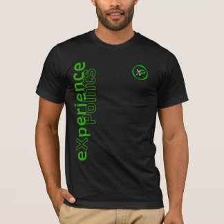 Camiseta o solteiro da moeda dos pontos da experiência/XP