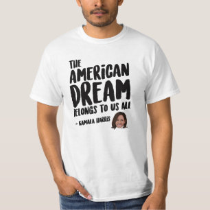Camiseta O Sonho Americano pertence a todos nós