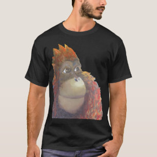 Camiseta O sonho de um orangotango de futebol