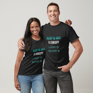 Camiseta O Sono é Apenas um Conceito – Edição Neon
