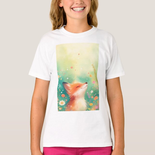 Camiseta O Sorriso da Raposa Vermelha (Frente)