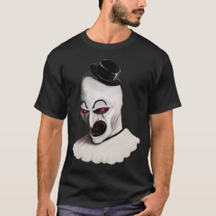 Camiseta O Sorriso Mau do Palhaço Art no Horror