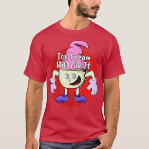 Camiseta O sorvete Corrigirá