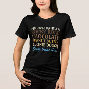 Camiseta O Sorvete da música engraçado é Scoop