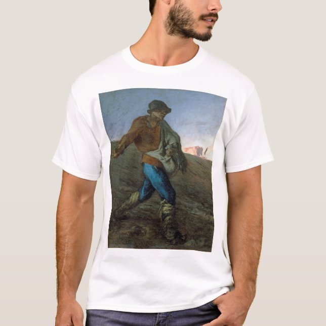 Camiseta O Sower, Jean-Francois Millet (Frente)