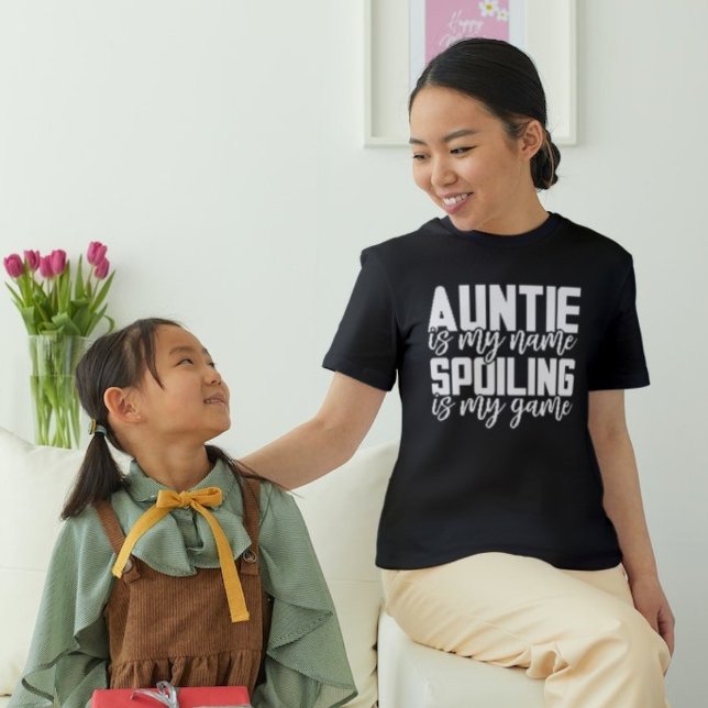 Camiseta O Spoiling é a minha tia do Jogo (Criador carregado)