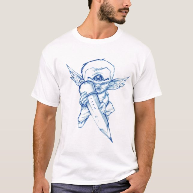 Camiseta o sprite do escritor (Frente)