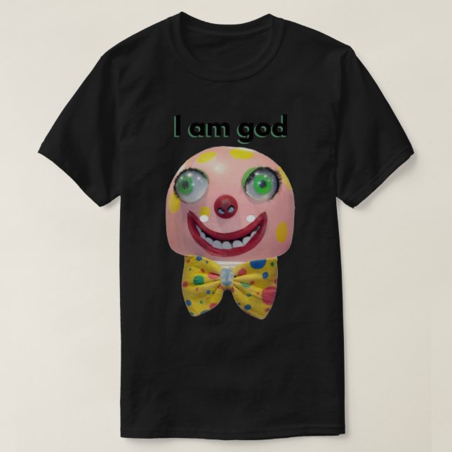 Camiseta O Sr. Blobby É Deus (Frente do Design)