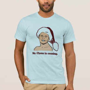 Camiseta O Sr. Clause está chegando