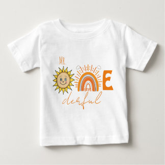 Camiseta O Sr. Onemagistral Rainbow e o Sun Party Baby 1rua