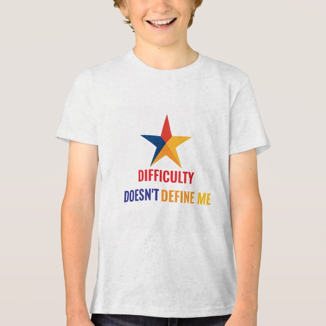 Camiseta O sucesso com a DIFICULDADE ADHD* não me define (Frente)