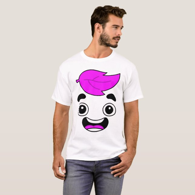 Camiseta O suco da goiaba desafia o roxo (Frente Completa)