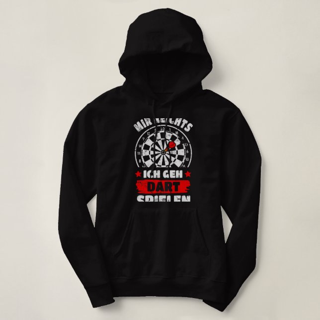 Camiseta O suficiente para mim vou jogar dardos (Frente do Design)