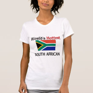 Camiseta O sul o mais quente do mundo - africano