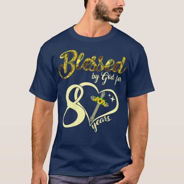 Camiseta O Sunflower Christian, 80 Anos, (Frente)