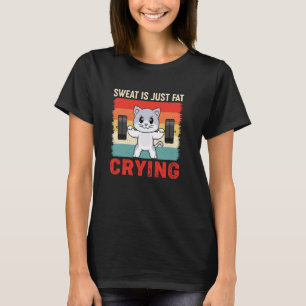 Camiseta O Suor do Gato na Academia é Só Gordura Chorosa Pi