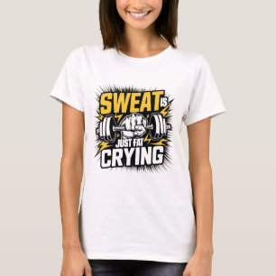 Camiseta O suor é apenas GYM de Choro Gordo
