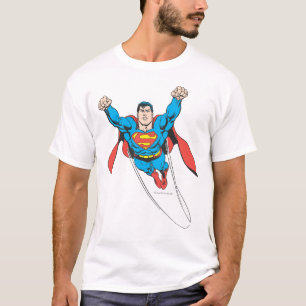 Camiseta O Super-Homem Voa para a Frente