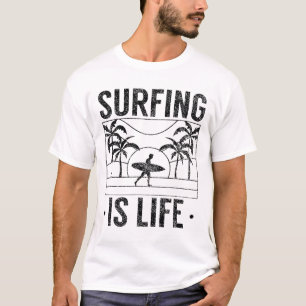 Camiseta O Surfismo é a Vida Surf Surfista Prancha de Surf 