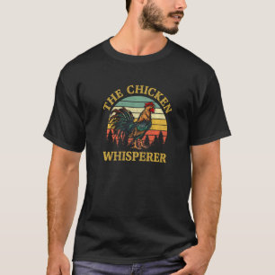 Camiseta O Sussurrador de Frangos Frango Antigo Pecuária