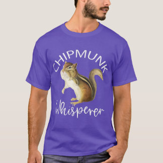 Camiseta O Sussurreiro Chipmunk Eu adoro Chipmunks