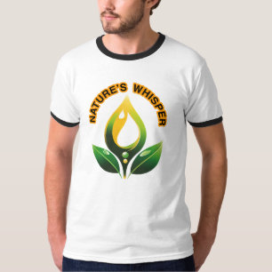 Camiseta “O Sussurro da Natureza, ouça atentamente, crescim