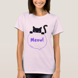 Camiseta O sussurro escondido do gato