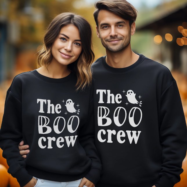 Camiseta O Sweatshirt Do Boo Crew Halloween (Criador carregado)