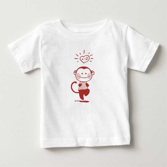 Camiseta O T 2011 de 12 miúdos do _dos macacos (Frente)