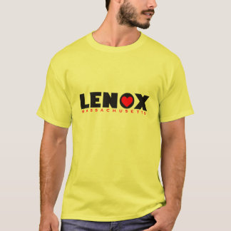 Camiseta O T amarelo dos homens de Luv Lenox©