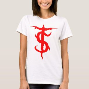 Camiseta O T branco orgânico das mulheres
