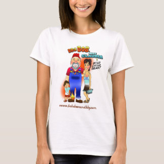 Camiseta O T da boneca da mostra de Bob do CHURRASCO