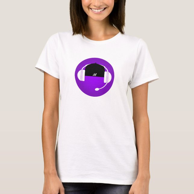 Camiseta o T das mulheres (Frente)