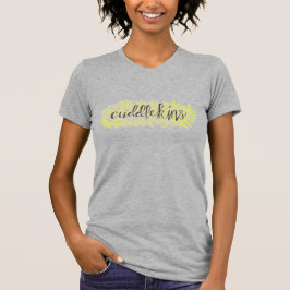 Camiseta O T das mulheres de Cuddlekins
