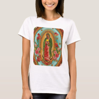 Camiseta O T das mulheres do santo do Taco