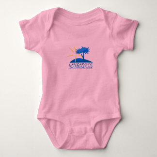 Camiseta O t do bebê da informação de Lanzarote