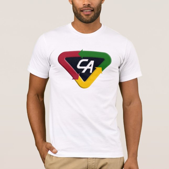 Camiseta O T dos homens (Frente)