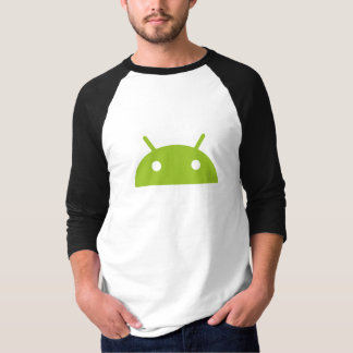 Camiseta O T dos homens da Capa do Android 3/4