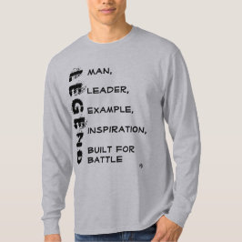 Camiseta O T dos homens da legenda