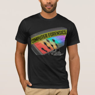Camiseta O T dos homens do forense de Digitas