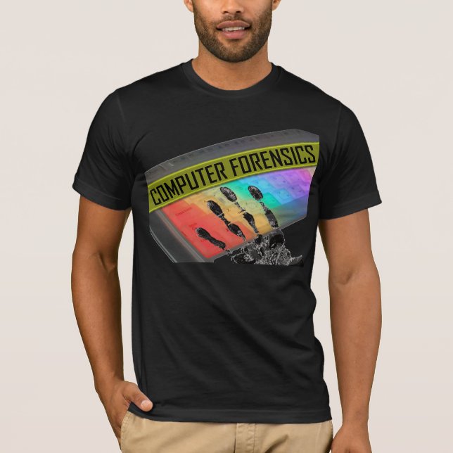 Camiseta O T dos homens do forense de Digitas (Frente)