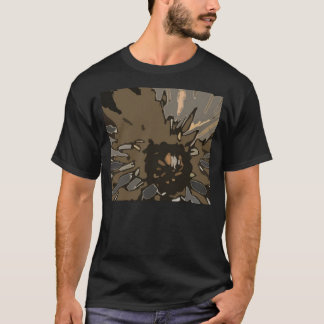 Camiseta O T dos homens escuros da arte de Digitas